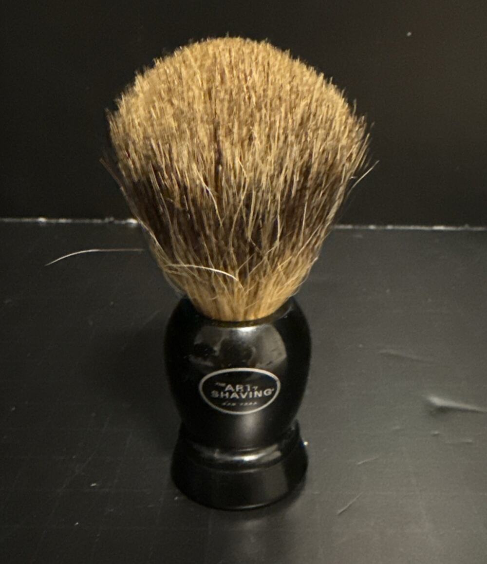 The Art Of Shaving Genuine Pure Badger Brush Black Handle